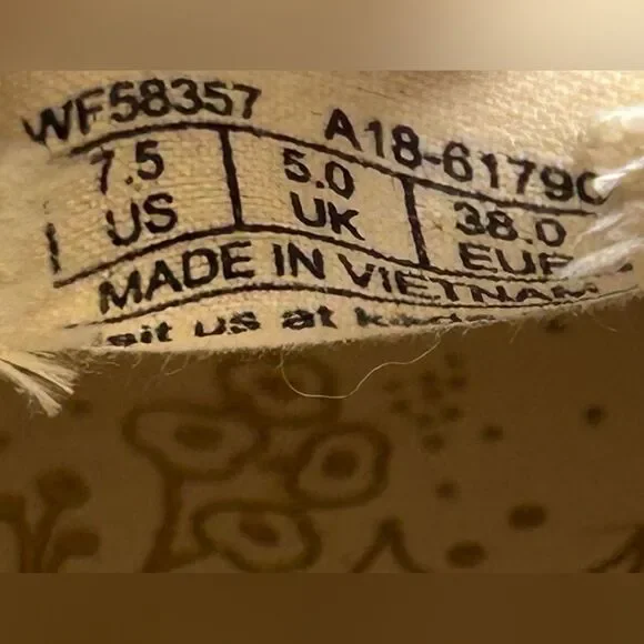 Keds X Rifle Paper Co. Palms Slip On Sneakers - Sz 7.5 - Picture 7 of 7